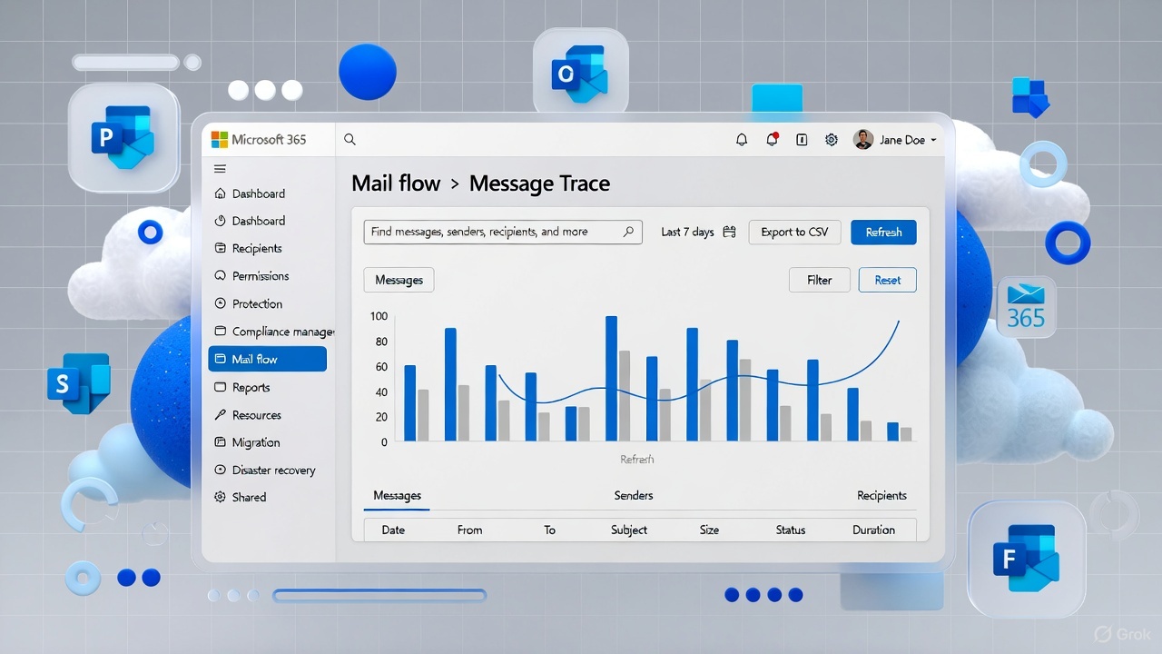 Navigating the New Message Trace in Exchange Online: A Guide for Microsoft 365 Admins